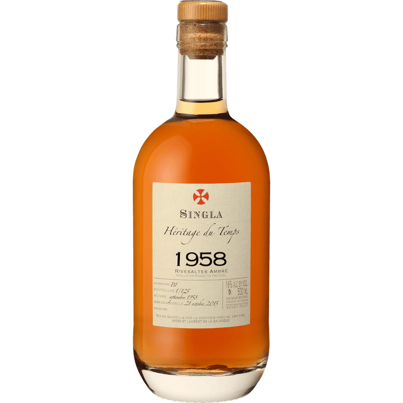 Domaine Singla Heritage du Temps Rivesaltes Ambré 1958 - 0,5L